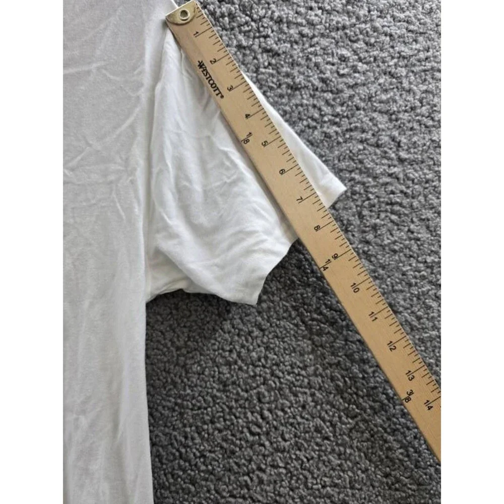 Hanes Originals Supersoft T-Shirt Men's M White Crew Neck Short Sleeve Pullover